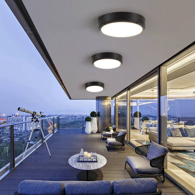 Waterproof Round LED Ceiling Light for Outdoor Use – Easy Installation, Modern Design, Available in 12W, 15W, 20W Options