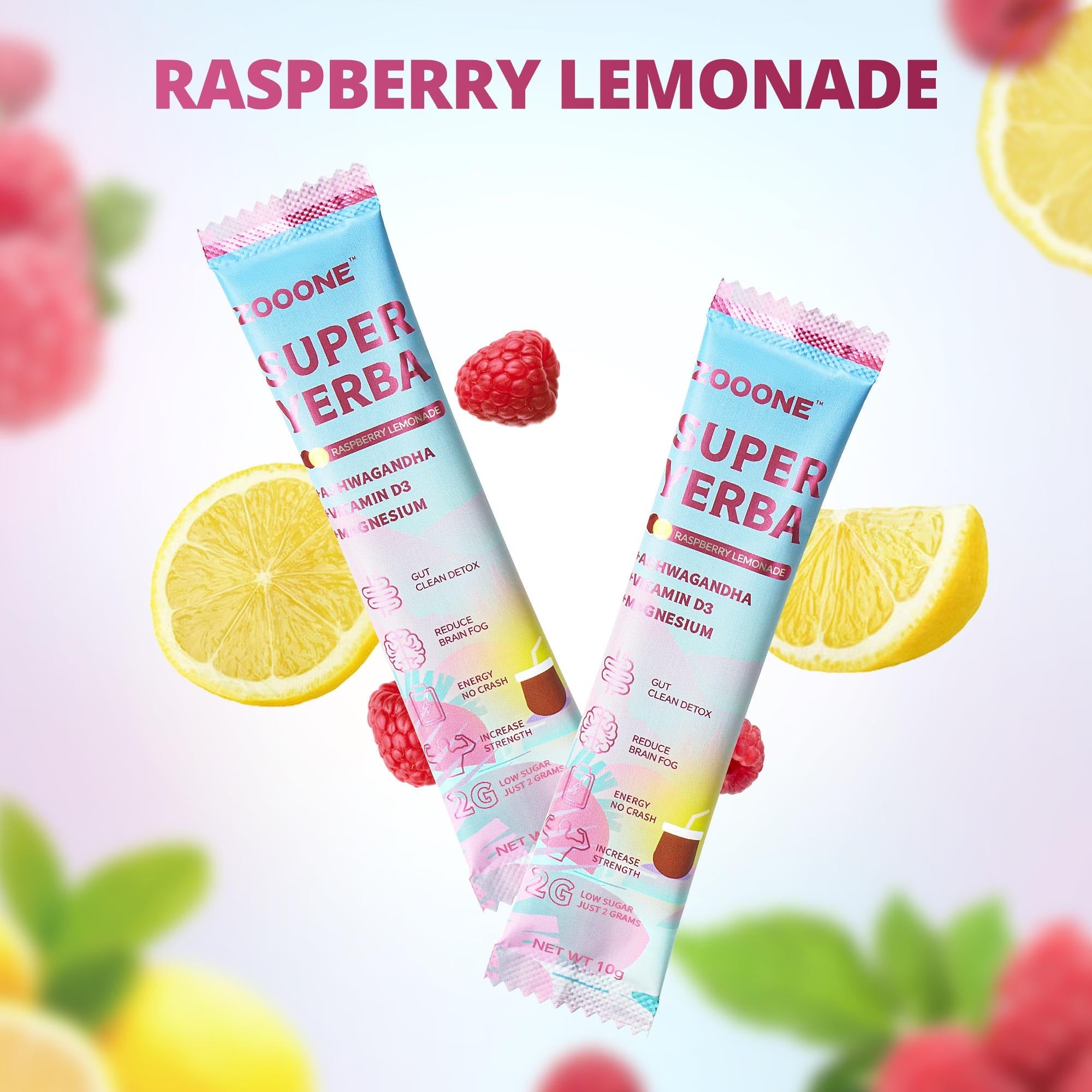 Super Yerba: Instant Energy with a Raspberry Lemon Twist