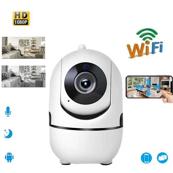 WiFi Connected Baby Monitor with 1080P HD Camera and Two-Way Audio