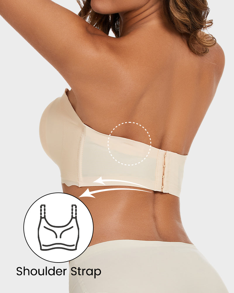 Strapless Invisible Push Up Bra