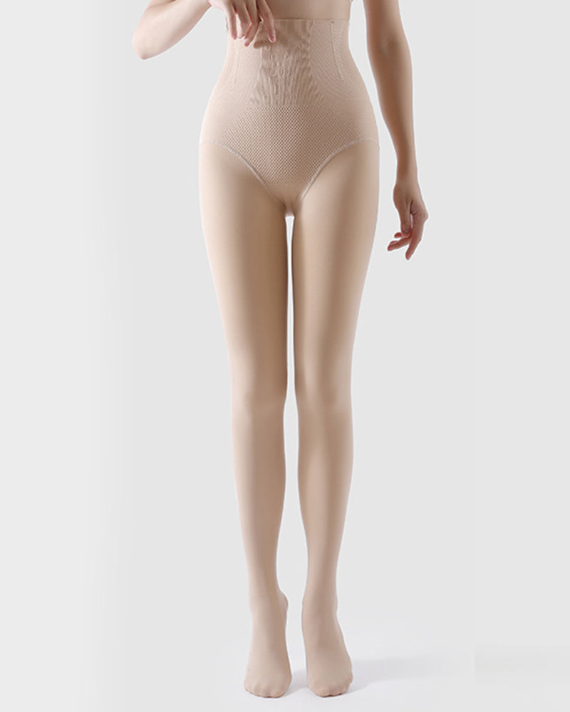 High Waist Sculpting Fleece Lined Tights