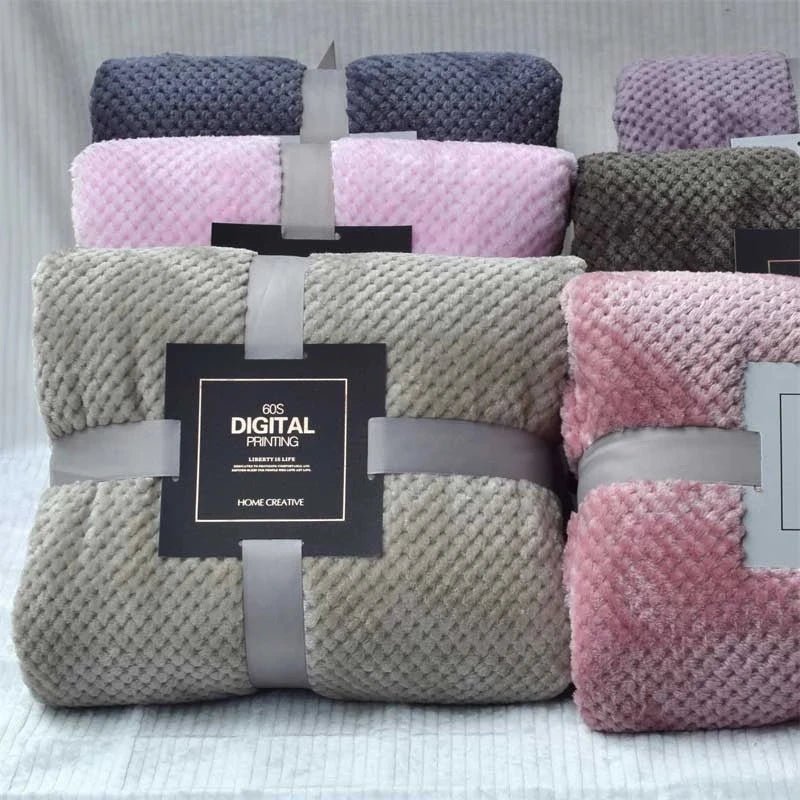 Loomvera – Waffle Texture Throw Blanket for Stylish Comfort