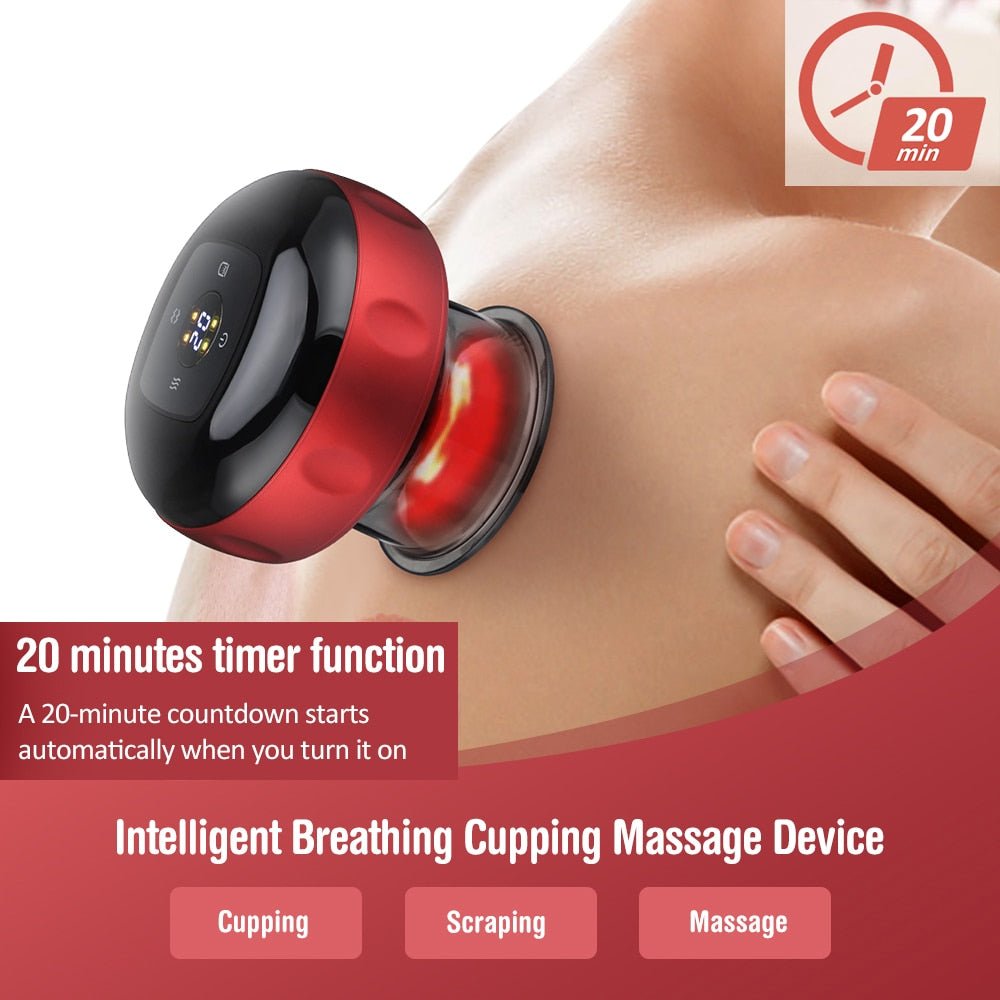 Vacuum Cupping Massage Therapy Device - for All Parts of the Body