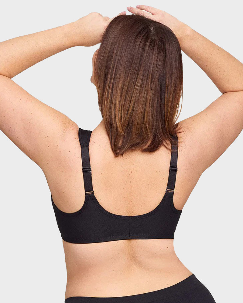 Front Closure Underwire Print Bra