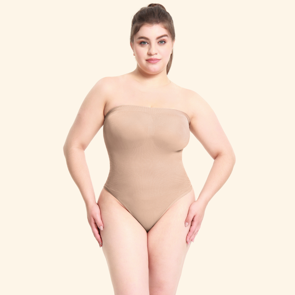 Shaping Bodysuit with Removable Straps