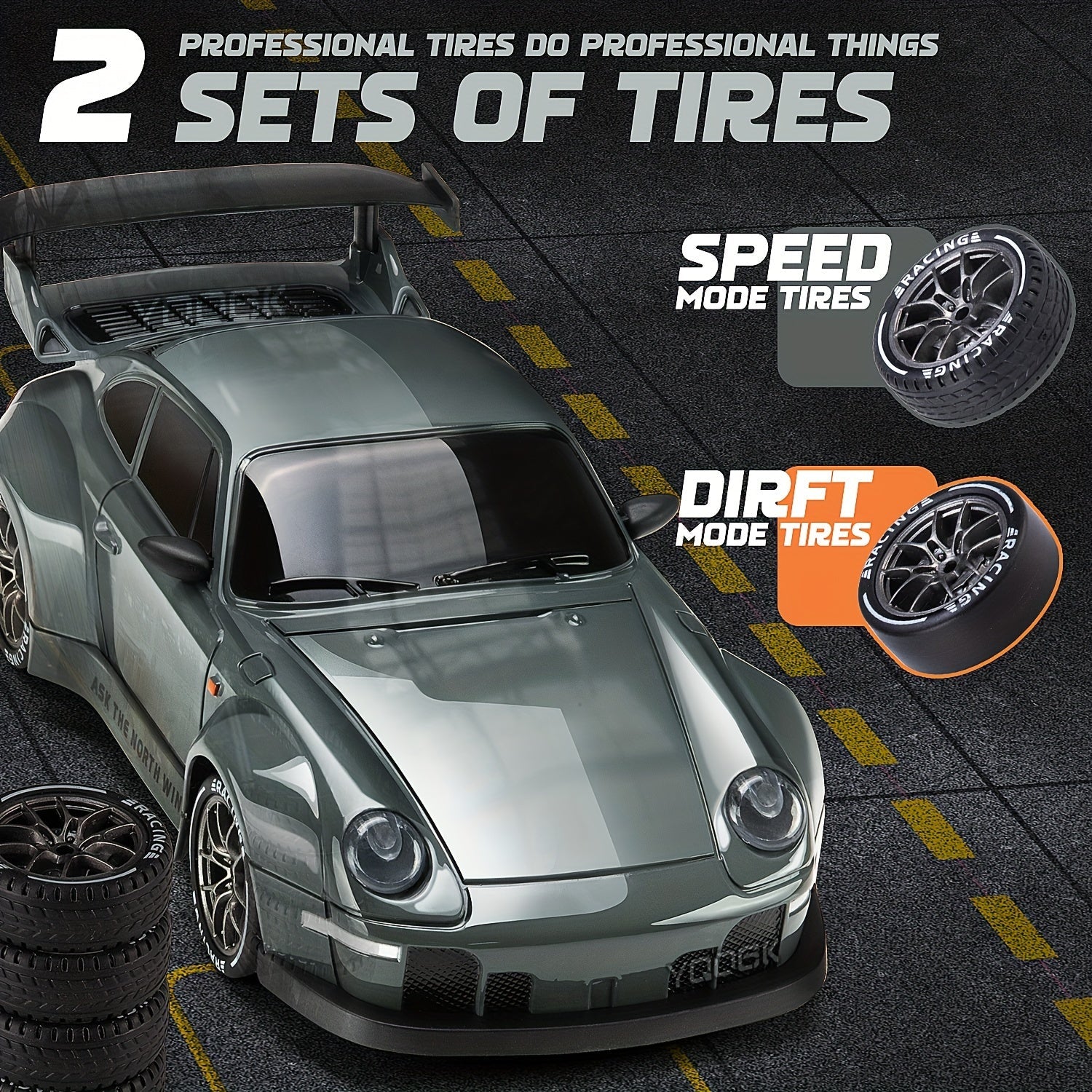 Ultimate Drift Racer 1:24 - RC Car with Light-Up Wheels