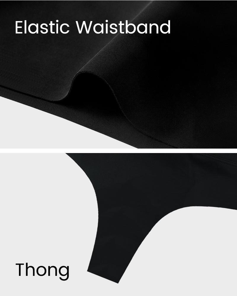 3-Pack High-Rise Seamless Thong Panty