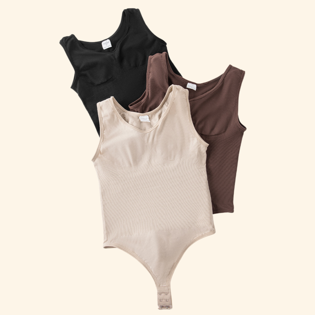 Tank Thong Bodysuit with Built-in Bra
