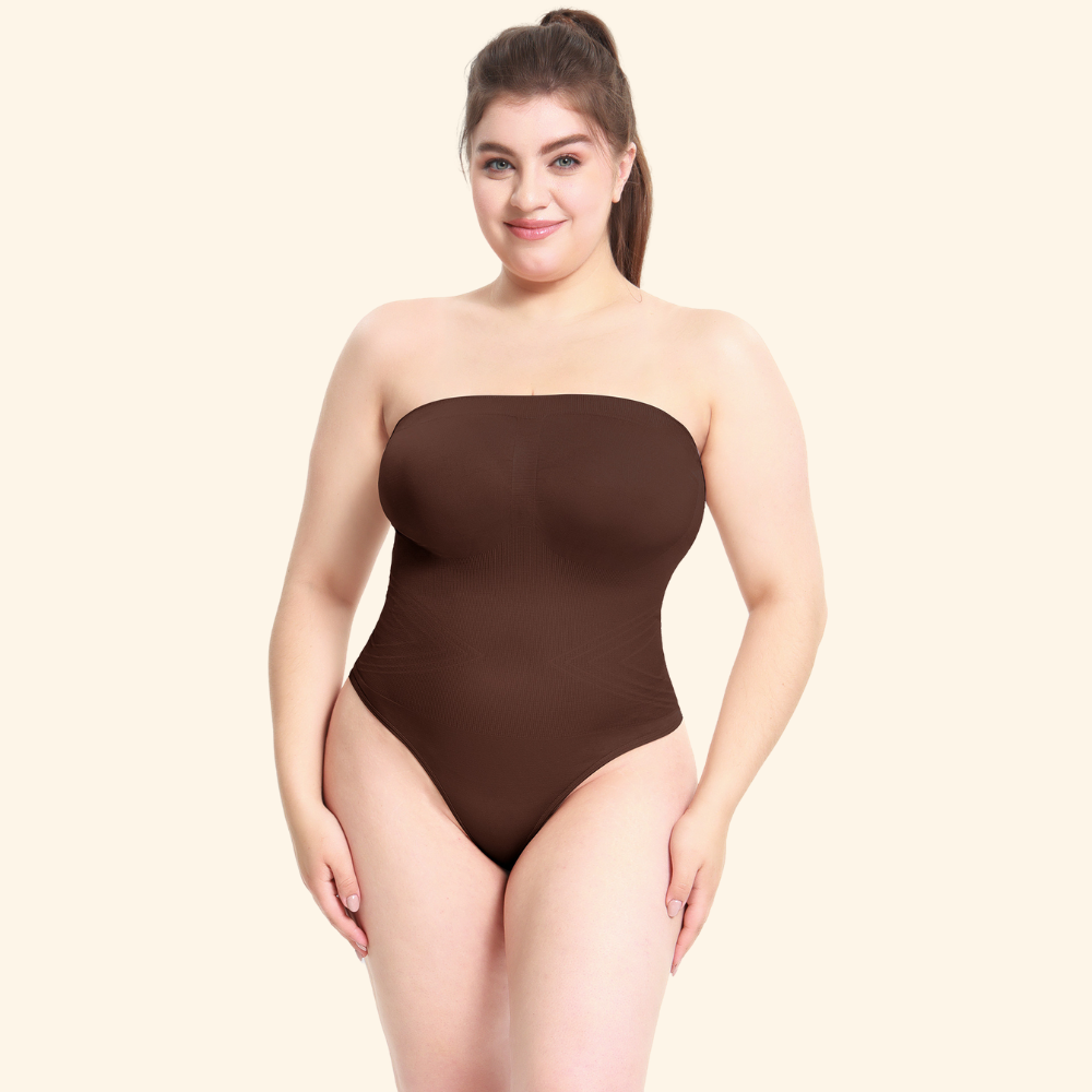 Shaping Bodysuit with Removable Straps