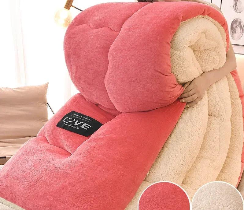 SleepNova – Double-Layer Fleece Winter Blanket for Ultimate Warmth