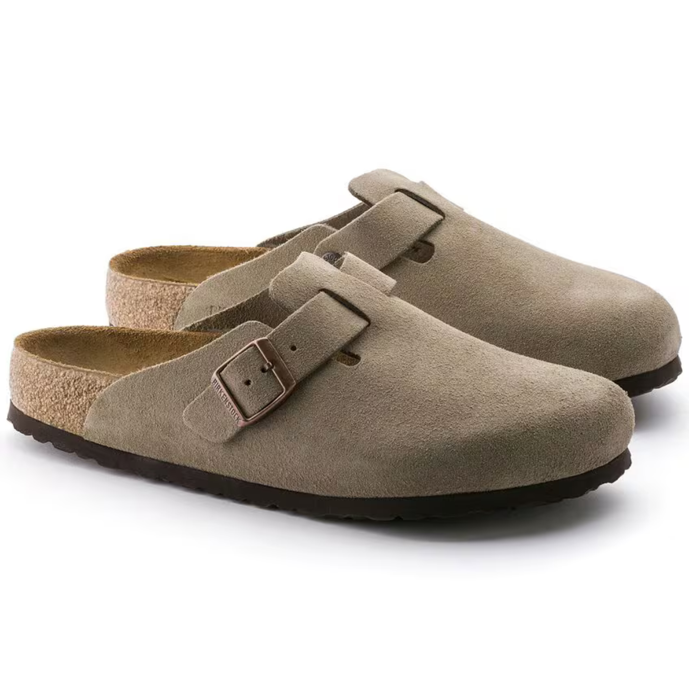 Comfort Anatomically Shaped Suede Leather Clogs