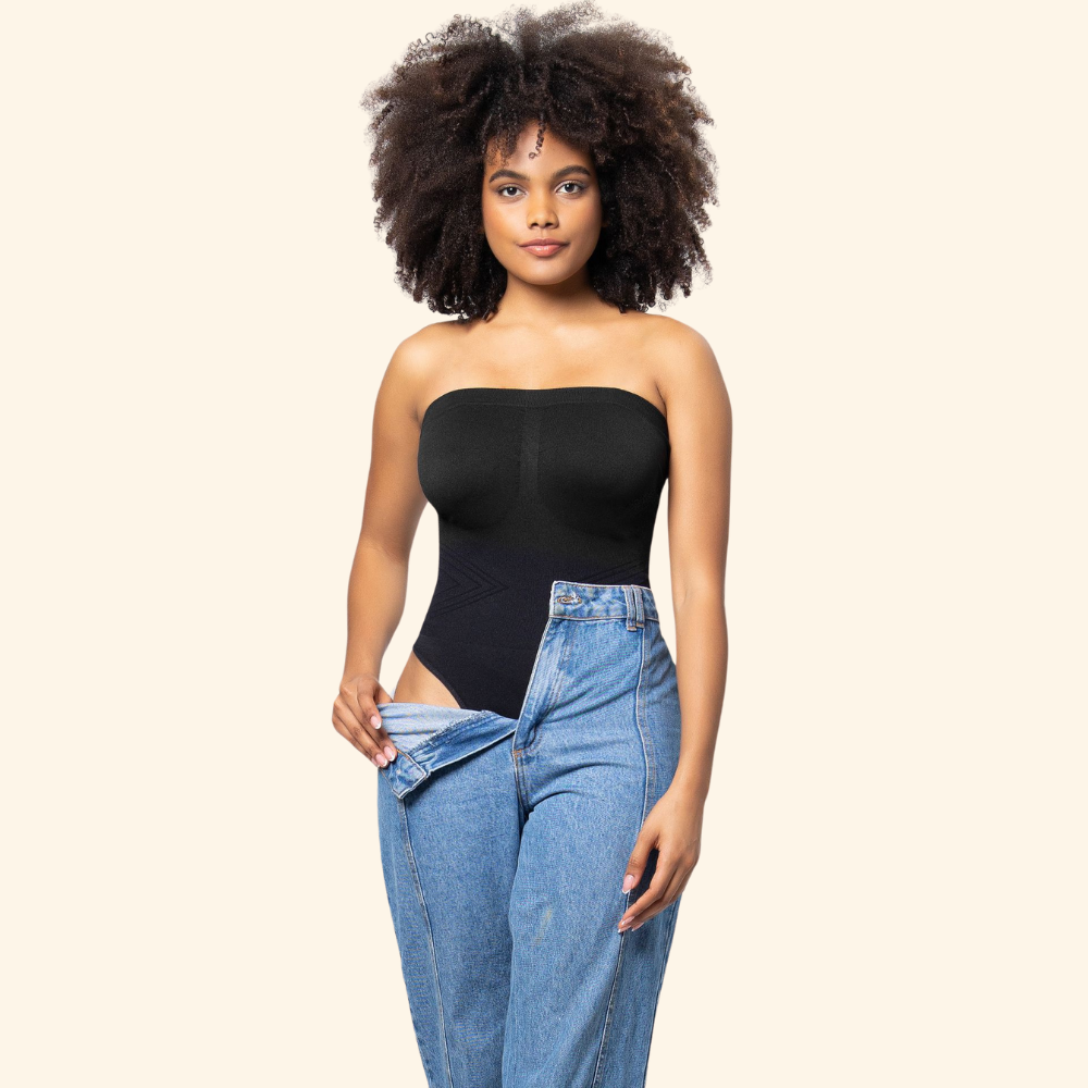 Shaping Bodysuit with Removable Straps