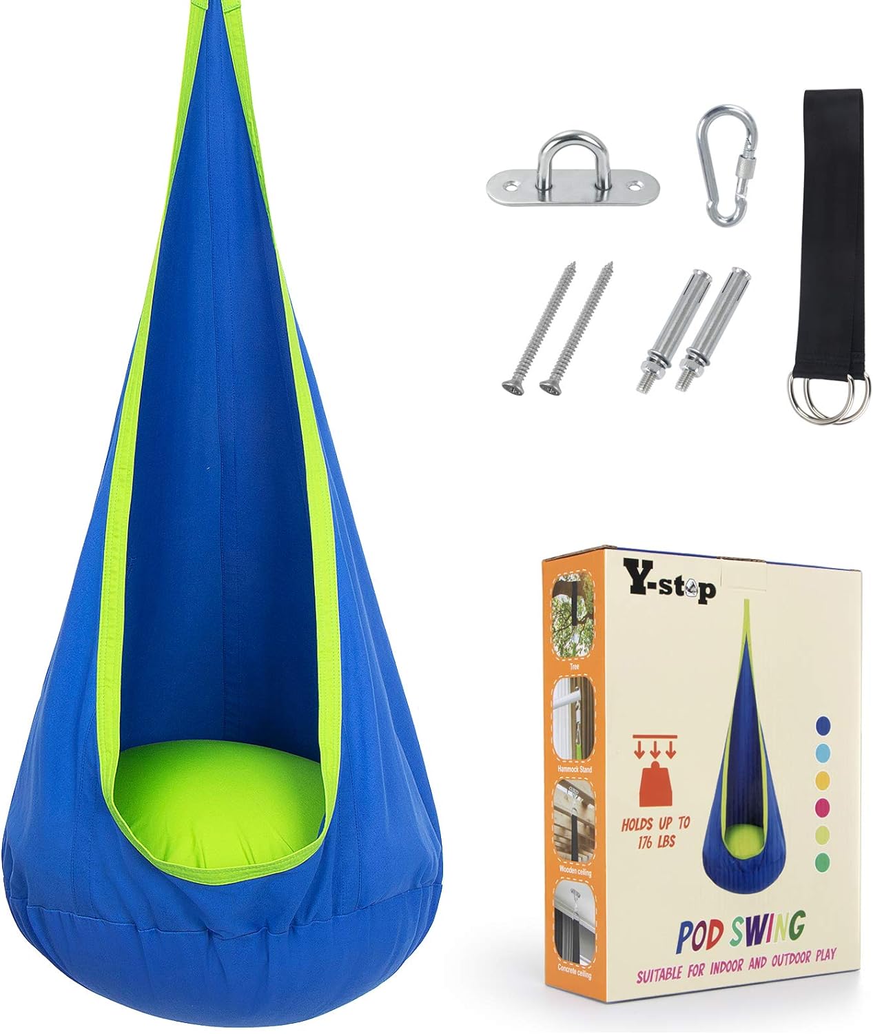 Swing Create a Cozy Play Area - Hanging Chair with Cushion