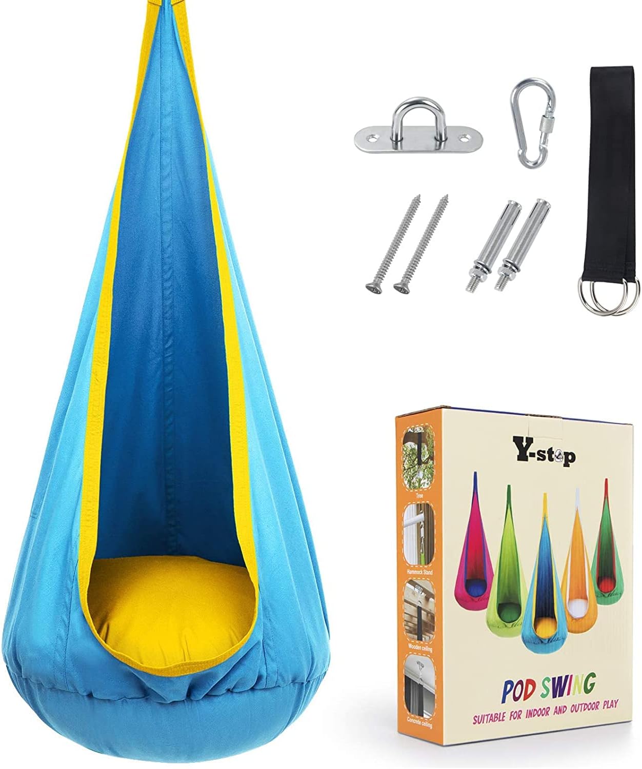 Swing Create a Cozy Play Area - Hanging Chair with Cushion