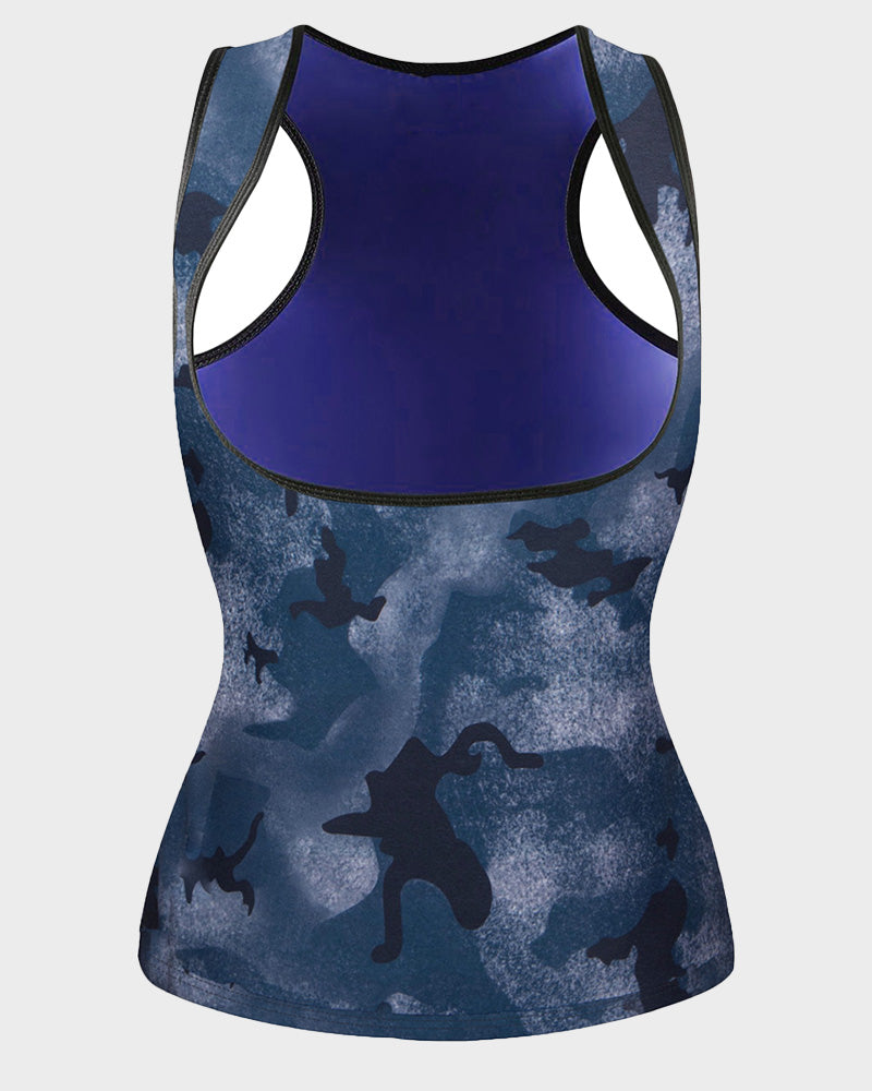 Women's Premium Workout Tank Top Slimming Polymer Sauna Vest