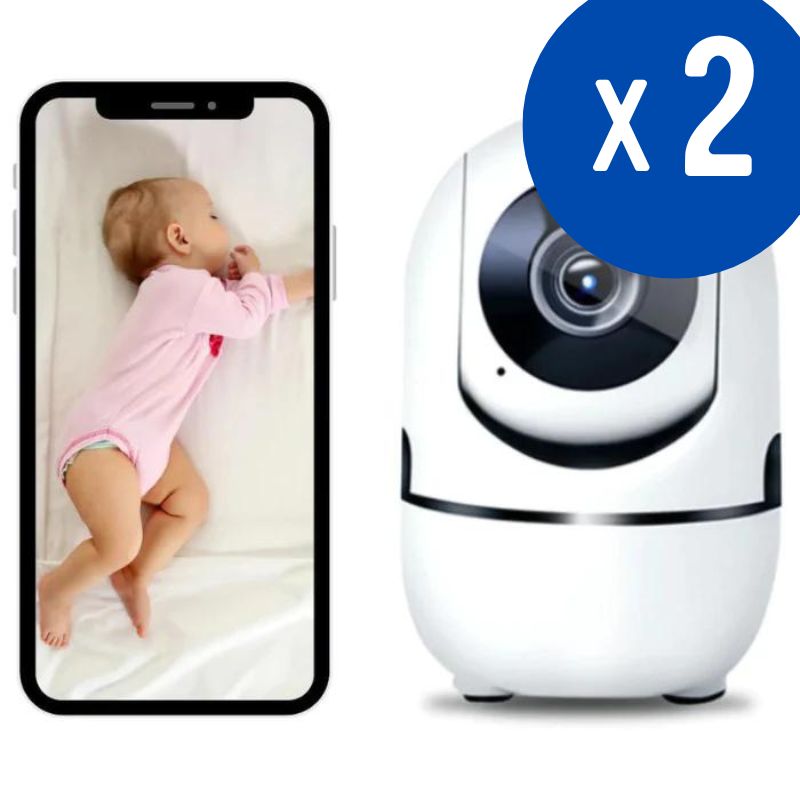 WiFi Connected Baby Monitor with 1080P HD Camera and Two-Way Audio