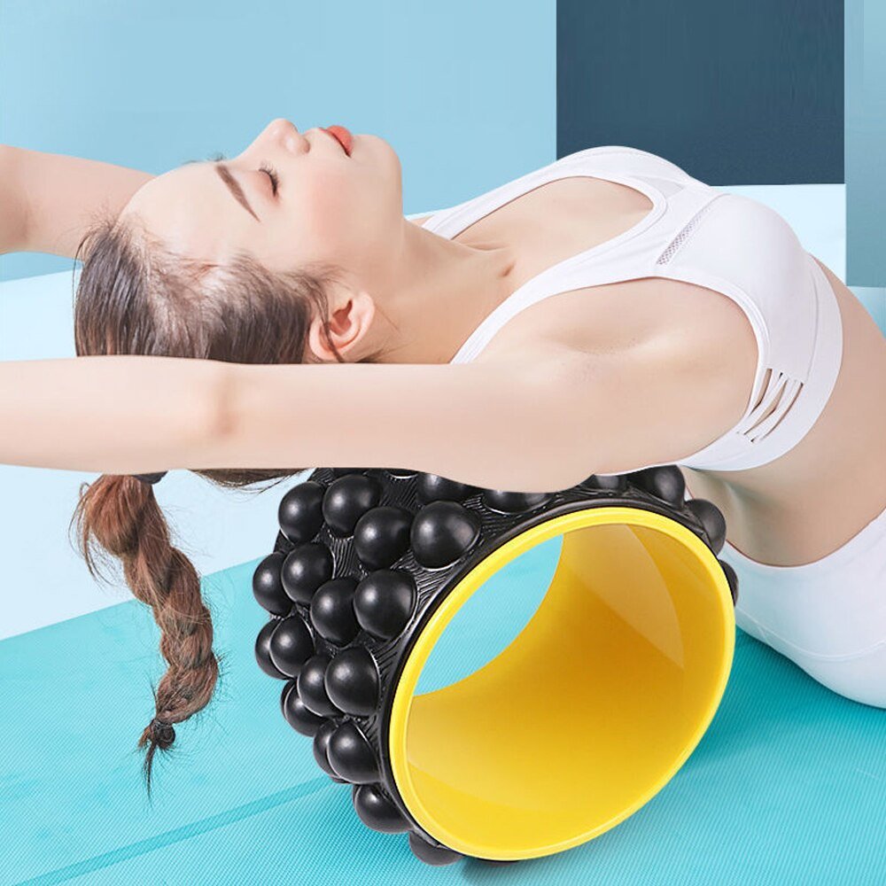 back massager wheel, back roller massager, pain relief, stretch, exercises for lower back pain, lower back stretches, back massager, spinal stretch, muscle relief, lumbar support, posture improvement, therapeutic tool, foam roller exercise, back tension release, spine alignment, lower back relaxation, massage therapy, back strengthening, physical therapy, lower back mobility, muscle relaxation