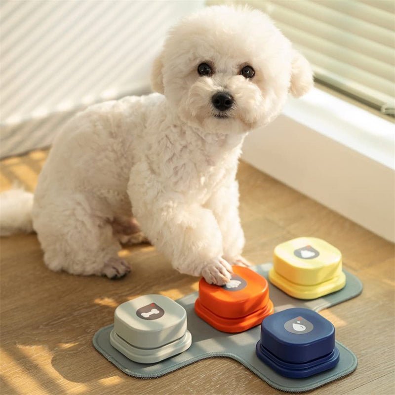 dog communication buttons, pet communication device, talking dog buttons, dog speaking buttons, dog training buttons, pet speech buttons, pet communication button, dog button training, recordable dog buttons, programmable buttons for dogs, buttons for dogs to communicate, dog button communication, buttons for pets to talk, dog pushes buttons to talk, teach your dog to talk with buttons