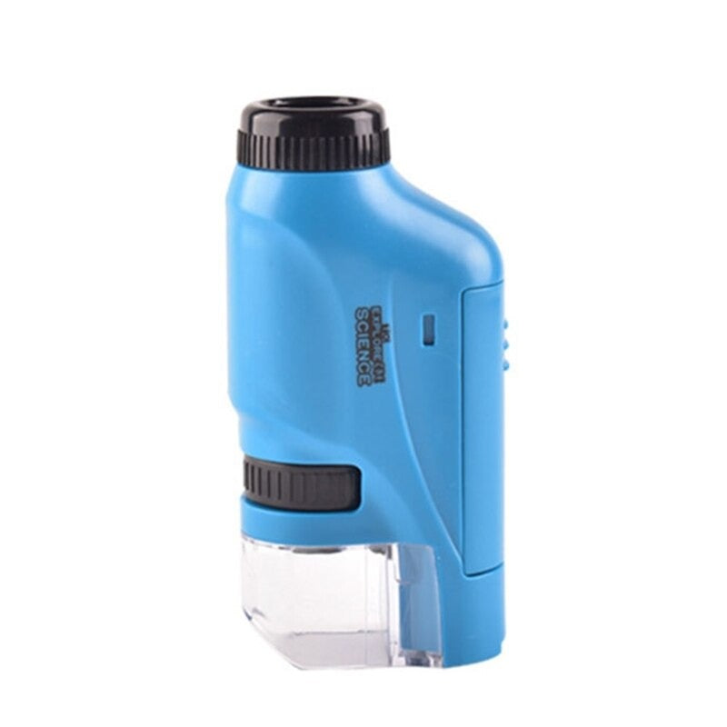 Kids Pocket Microscope - Educational Adventure in Close-Up - LED Microscope