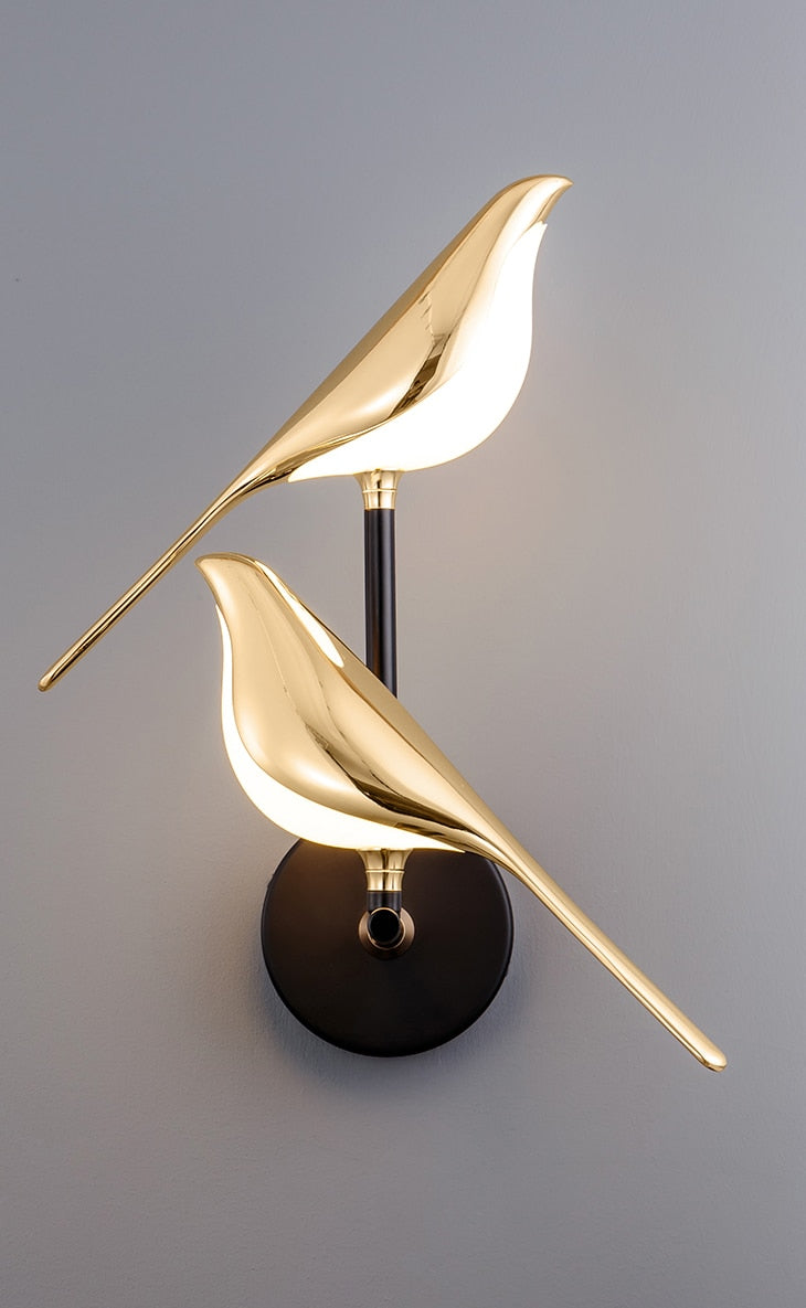 Modern LED Bird Wall Lamp