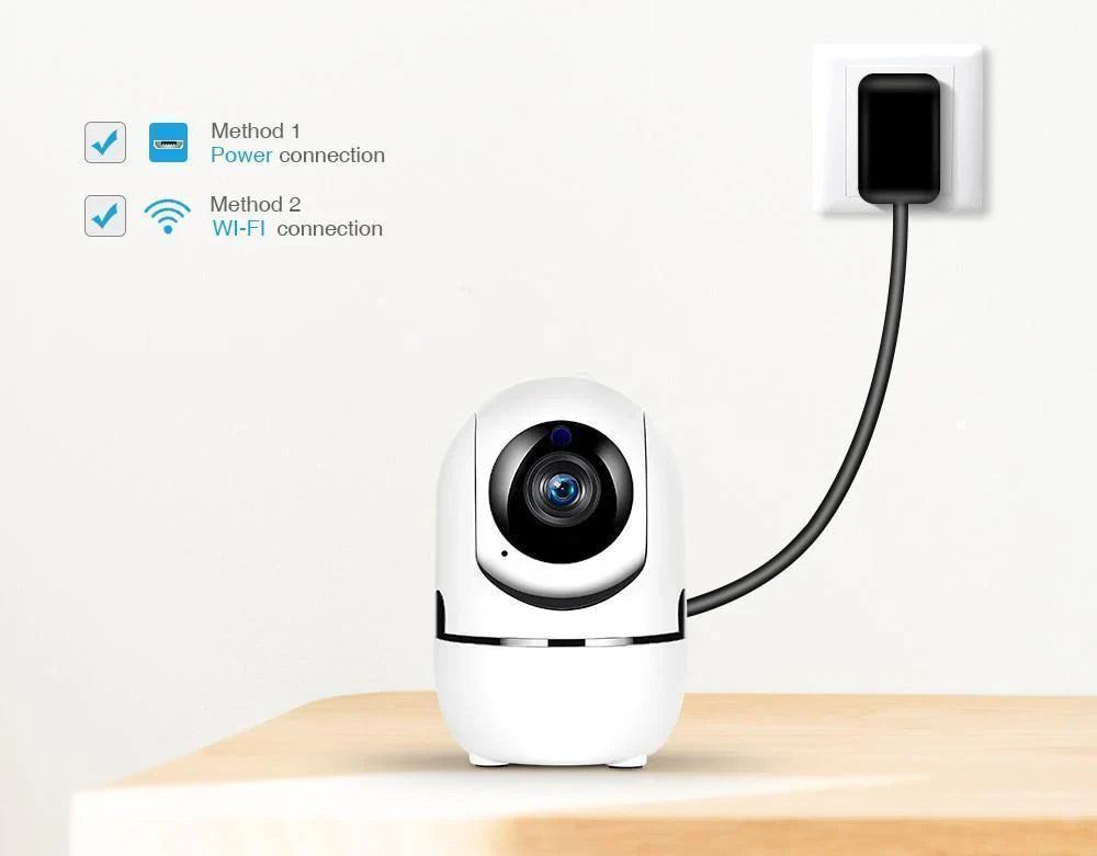 WiFi Connected Baby Monitor with 1080P HD Camera and Two-Way Audio