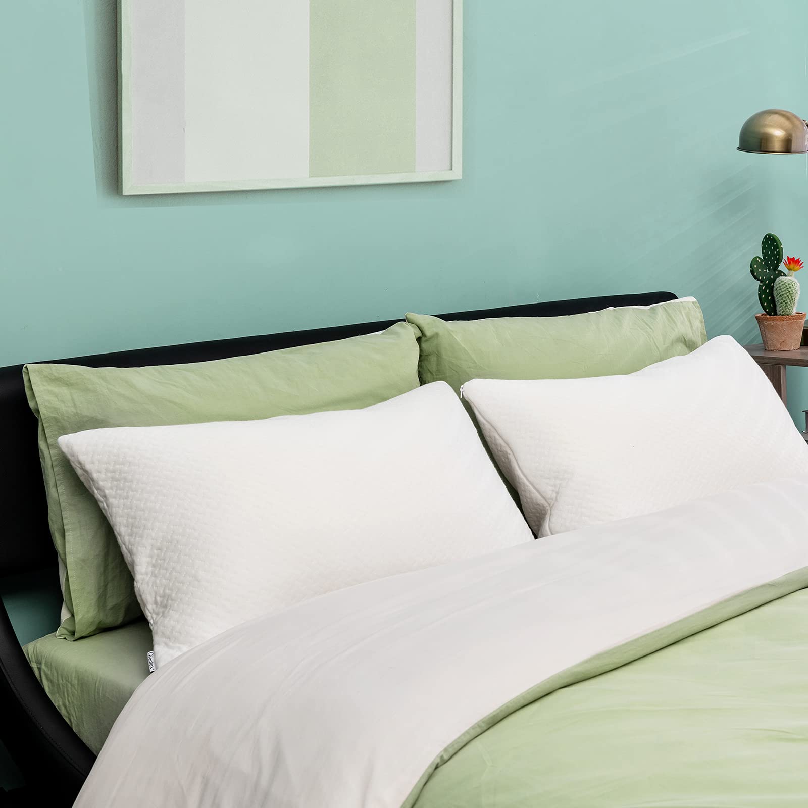 memory foam pillow, bamboo pillow, ergonomic pillow, neck support pillow, spine alignment pillow, shredded memory foam pillow, breathable pillow, hotel quality pillow, bed pillow, pillows for all sleeping positions, best pillows, best pillow for side sleepers, side sleeper pillow, best pillows for sleeping, cooling pillow, best pillow for neck pain, pillows for neck pain, best pillow for back sleepers