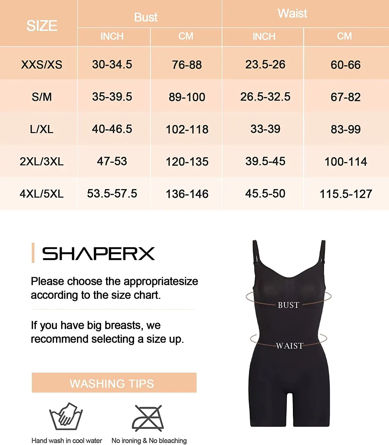 Seamless Full Body Tummy Control Bodysuit Shapewear