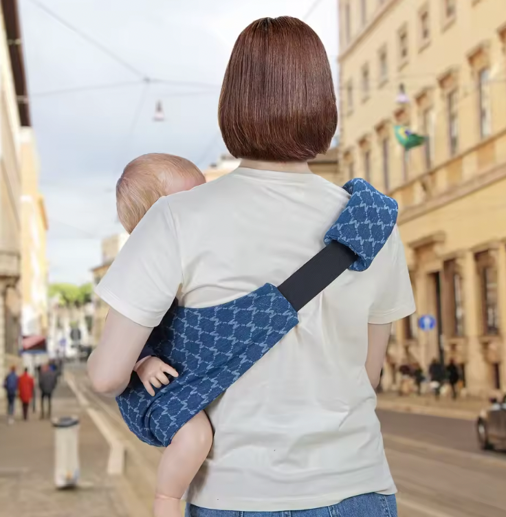 Luxe Ergonomic Baby Carrier - Coco, Leopard & Off-White, Cotton