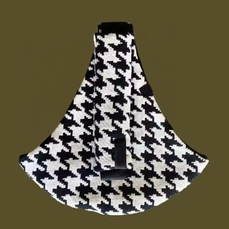 Luxe Ergonomic Baby Carrier - Coco, Leopard & Off-White, Cotton