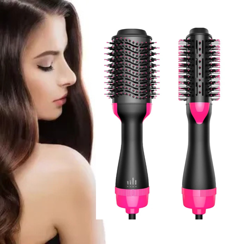 volumizing hair dryer, ionic hair dryer, hair straightening dryer, volumizing hair tool, one step hair styler, anti frizz hair dryer, blow dryer brush, volumizing hair dryer brush, hair dryer styler, heated hair brush, professional hair dryer, ceramic hair dryer brush, salon hair styling tool, multifunctional hair dryer, hair styling brush dryer