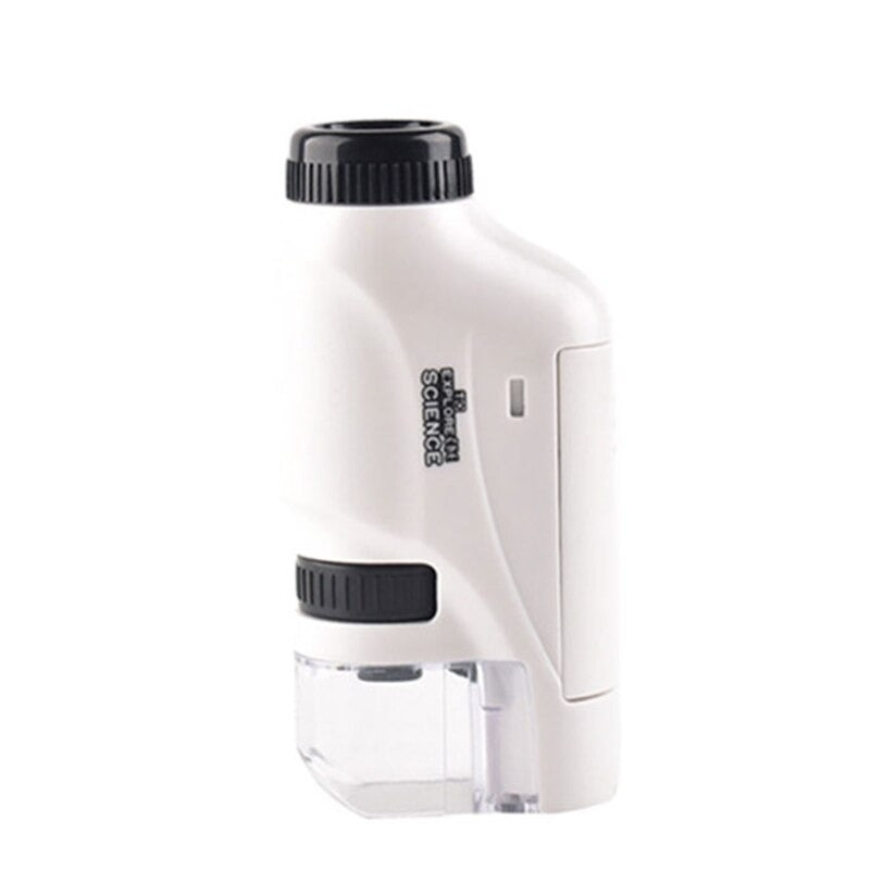 Kids Pocket Microscope - Educational Adventure in Close-Up - LED Microscope