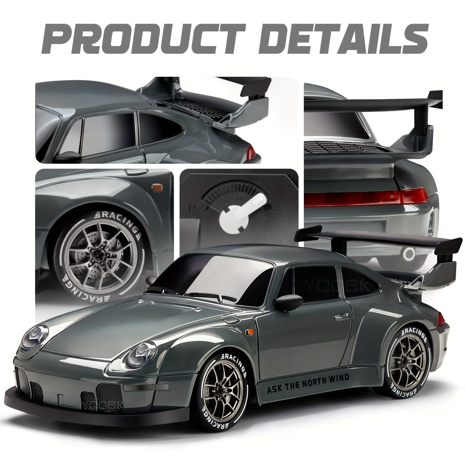 Ultimate Drift Racer 1:24 - RC Car with Light-Up Wheels