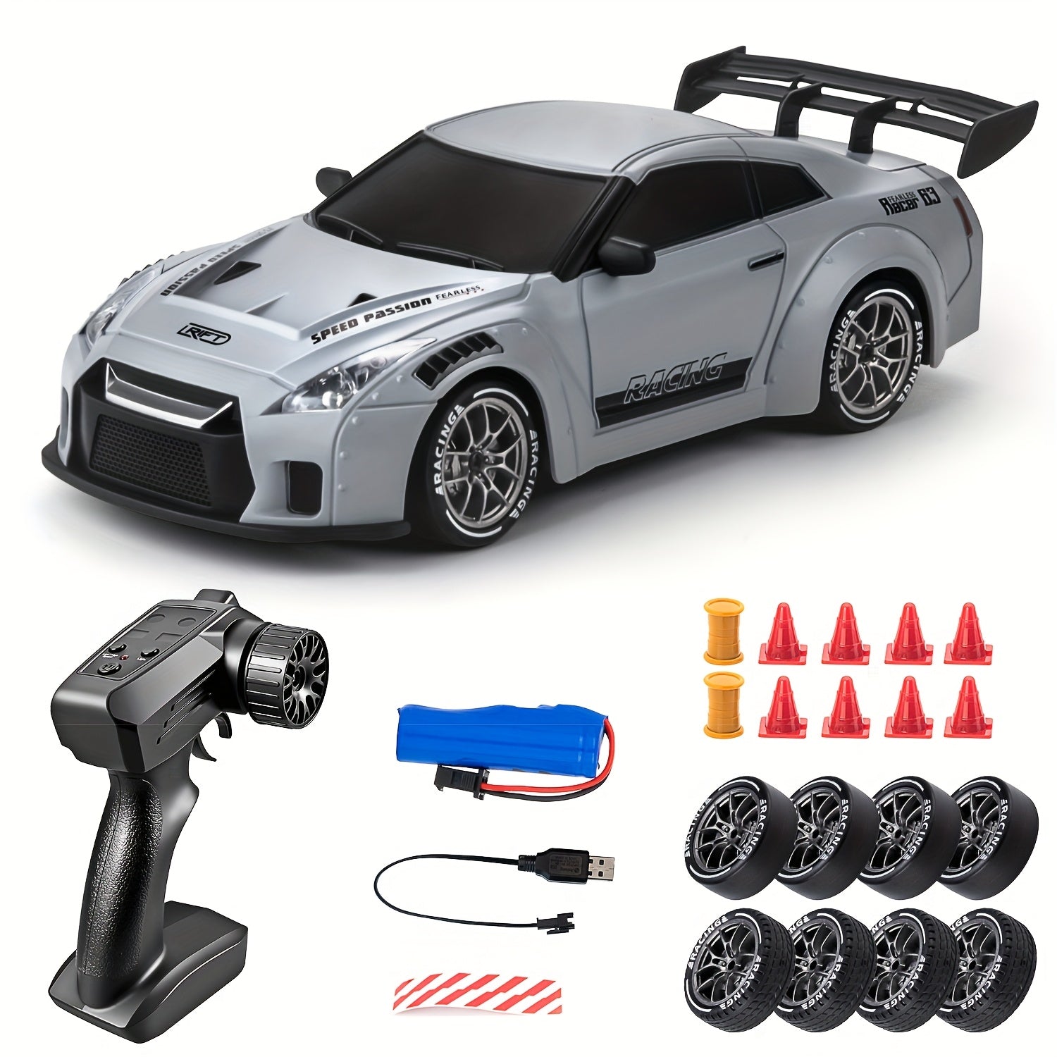 Ultimate Drift Racer 1:24 - RC Car with Light-Up Wheels
