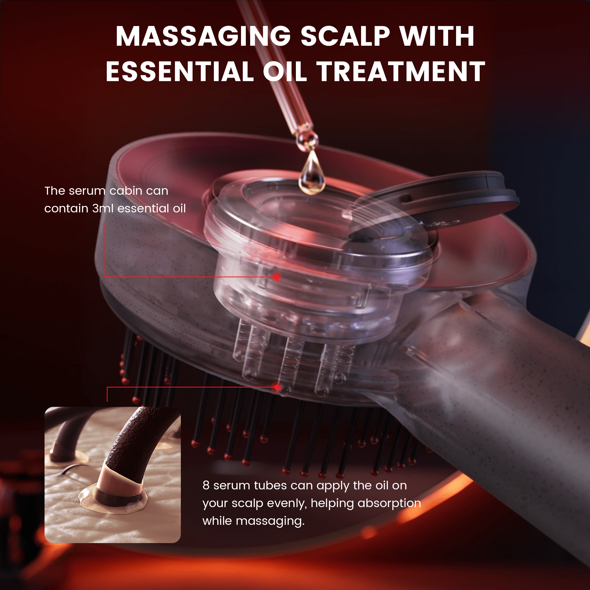 Relaxing Scalp Massaging Brush