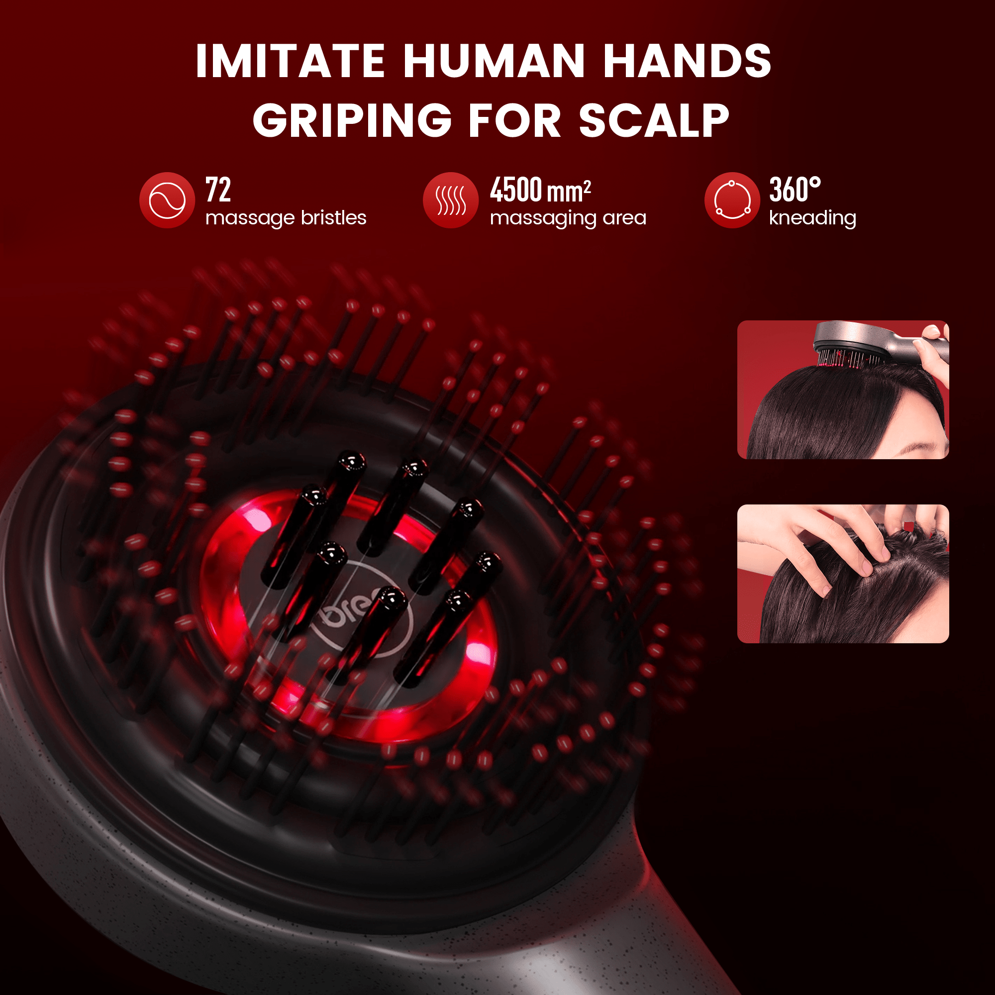 Relaxing Scalp Massaging Brush