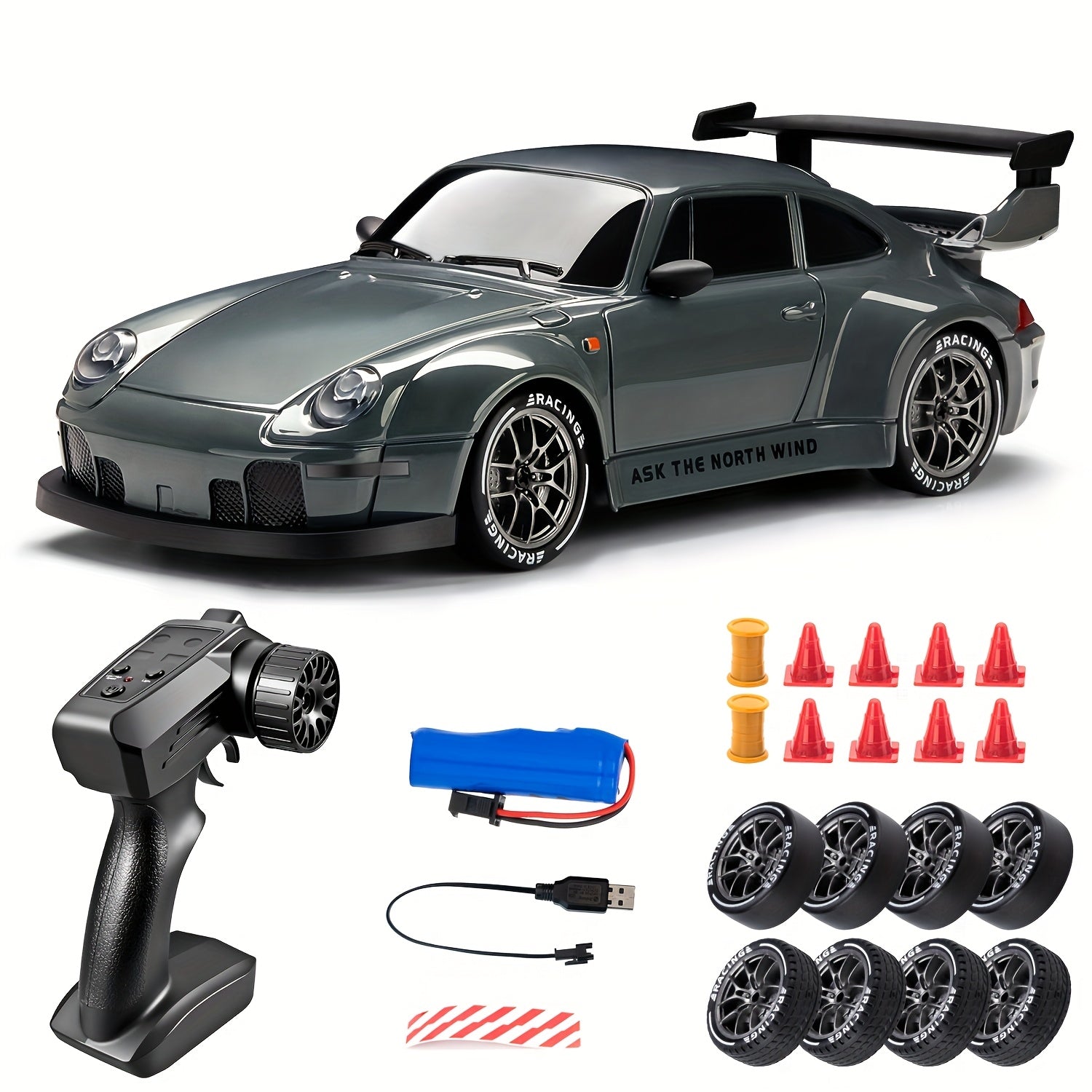 Ultimate Drift Racer 1:24 - RC Car with Light-Up Wheels
