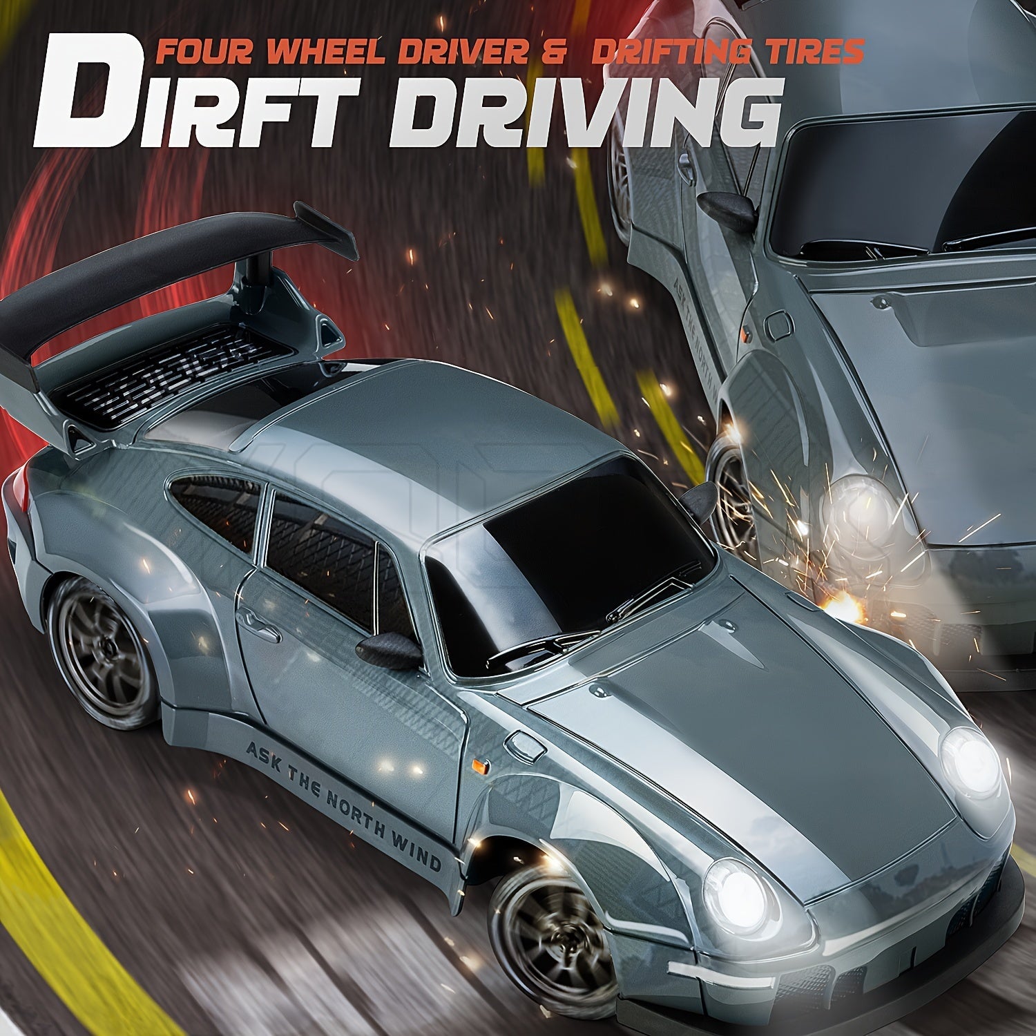 Ultimate Drift Racer 1:24 - RC Car with Light-Up Wheels