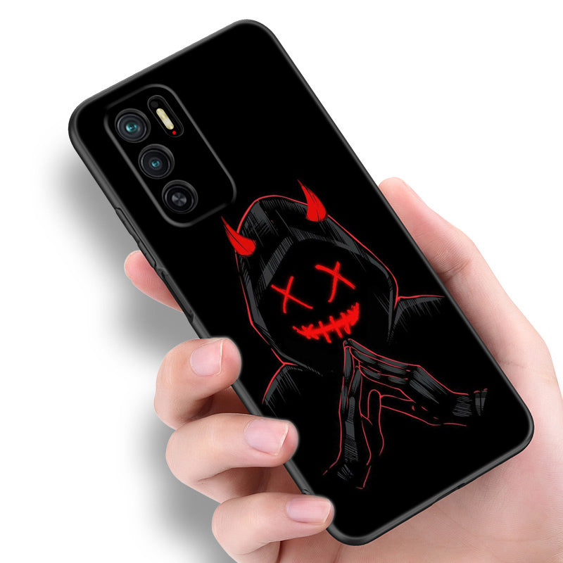 Rugged Devil Bad Boy Design iPhone Case | MagSafe Case with 360-Degree Protection & Camera Lens Cover for Apple iPhone 16/15/14/13/12 Pro Max, Pro, Plus, e & Mini Cover | Shockproof Phone Case with Armor Shell & Bumper Cover