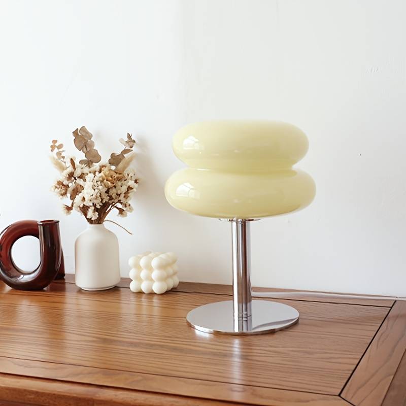 Tricolor LED Mushroom Lamp - Elegant and Adjustable Design