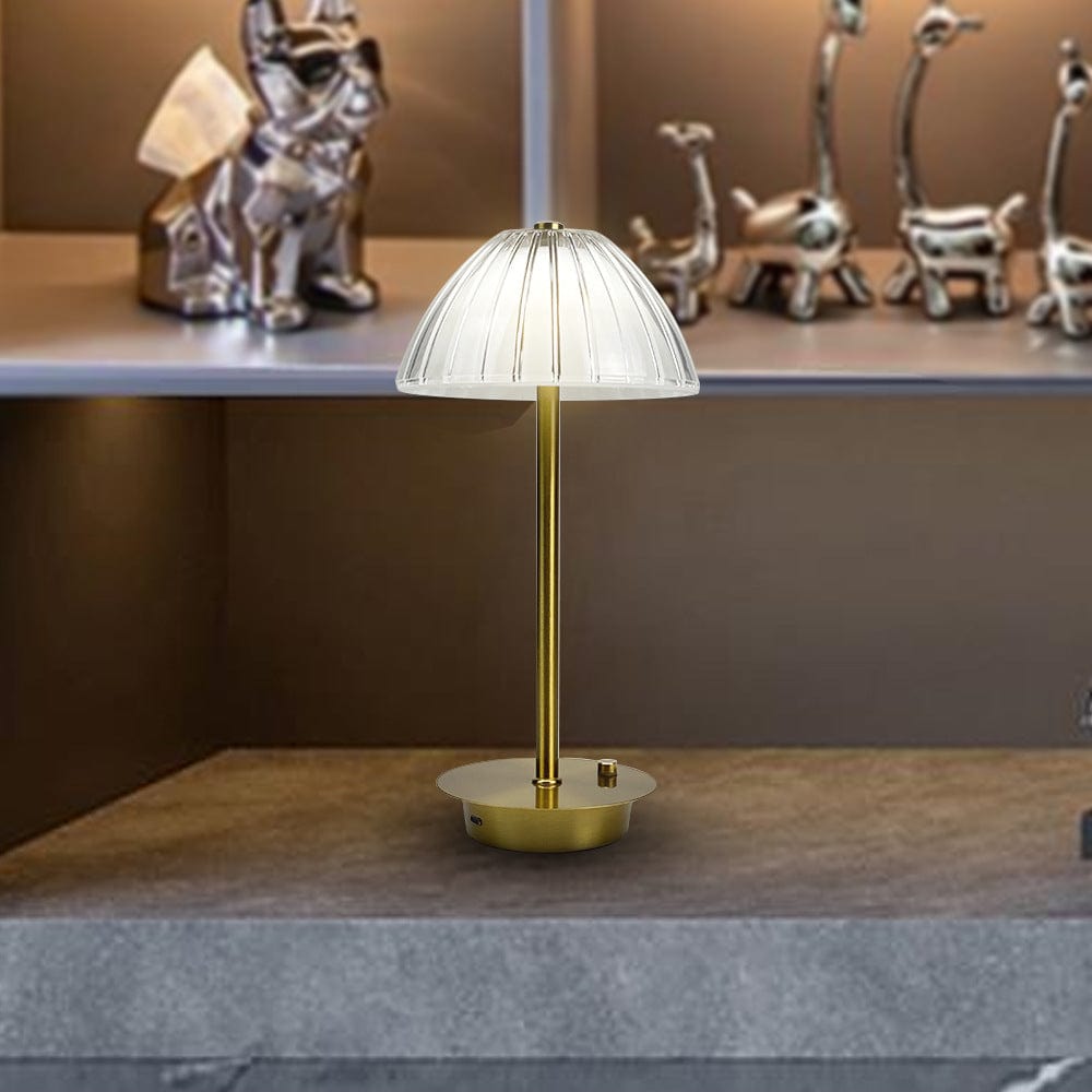 Wireless Chic & Retro Table Lamp - Touch Control & Adjustable Lighting