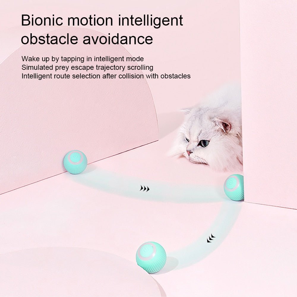 Smart Rolling Ball - Smart Electric Cat Ball Toys for Indoor