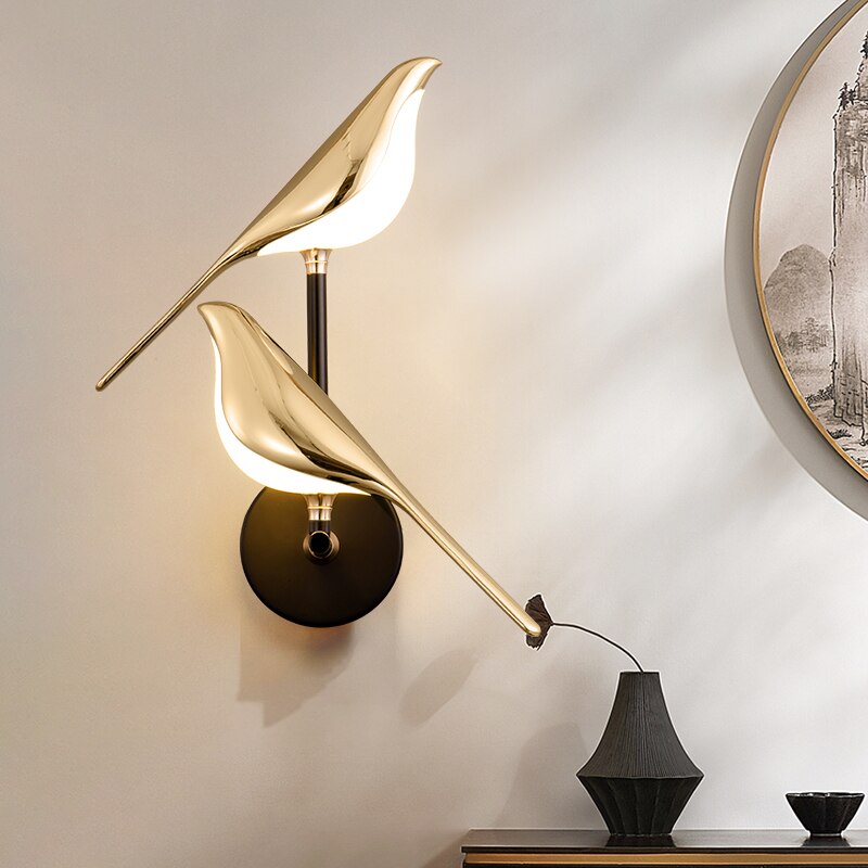 Modern LED Bird Wall Lamp