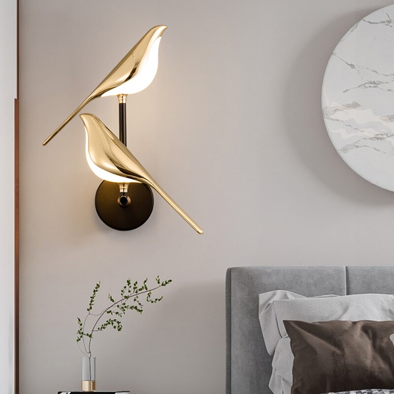 Modern LED Bird Wall Lamp