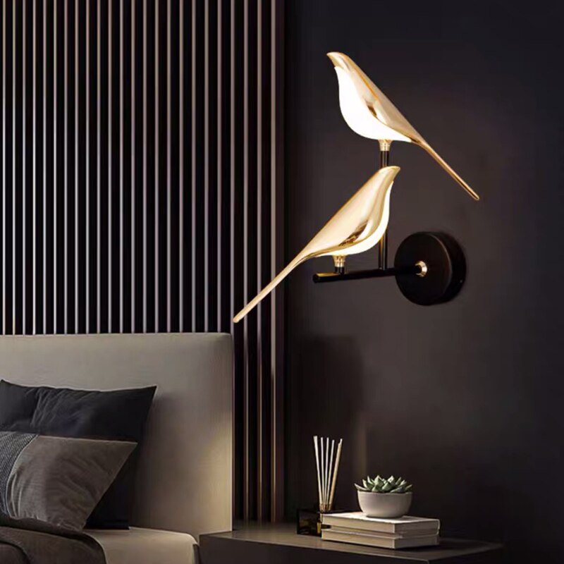 Modern LED Bird Wall Lamp