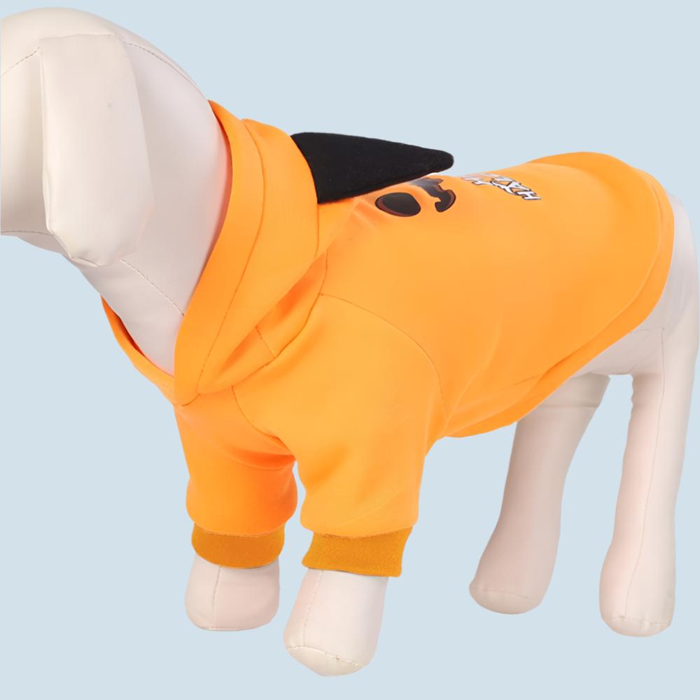 Pumpkin Design Pet Clothes - Cosplay Halloween Dog Hoodie, Soft and Adorable Warm Outfit Coat