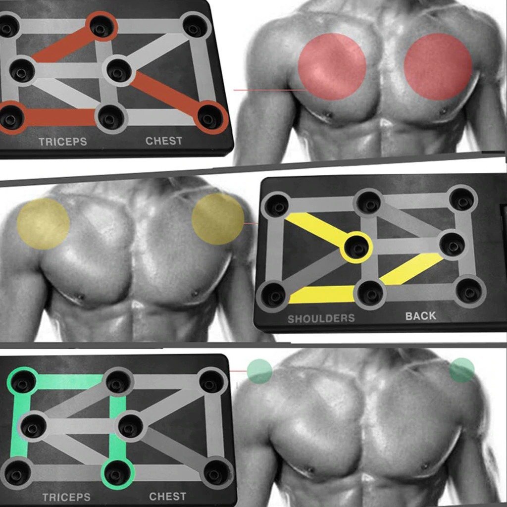 9-in-1 Body Building Fitness Push Up Rack Board