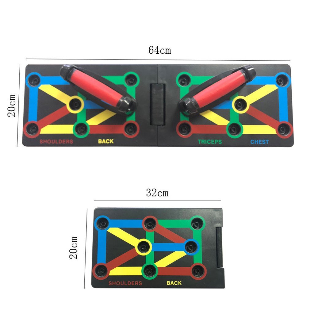 9-in-1 Body Building Fitness Push Up Rack Board