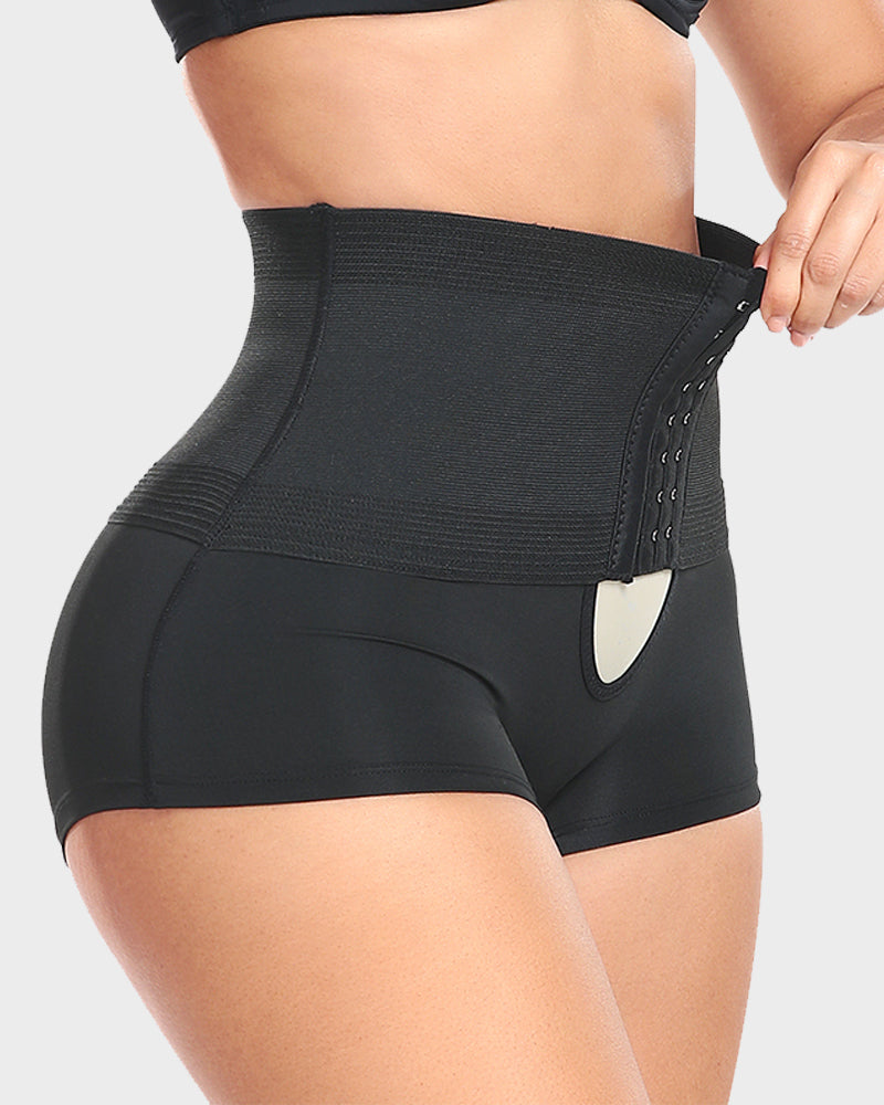 High Waist Tummy Control Shaping Boyshort Panty