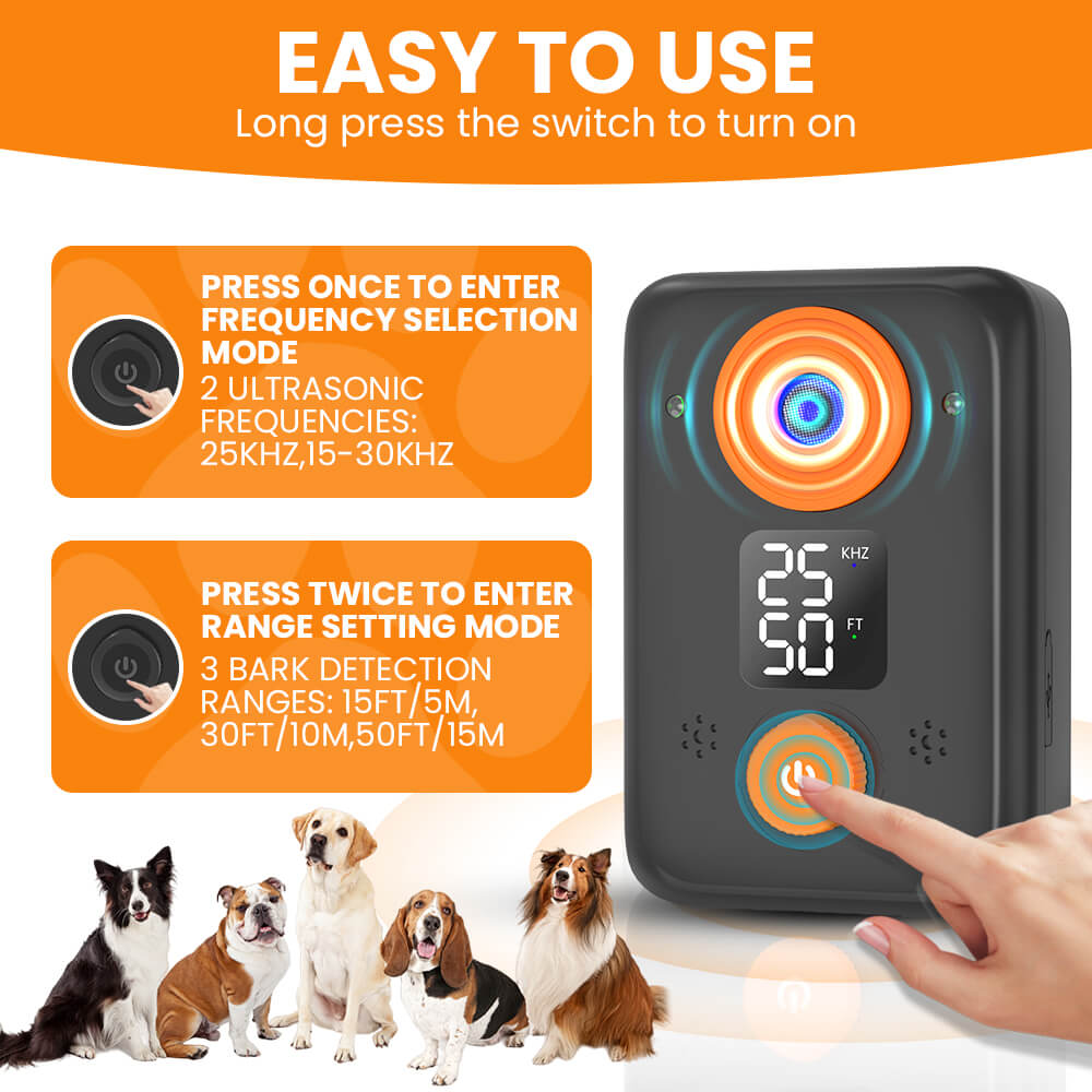 Pain Free Anti-Barking Device Ultrasonic Dog Barking Stopper