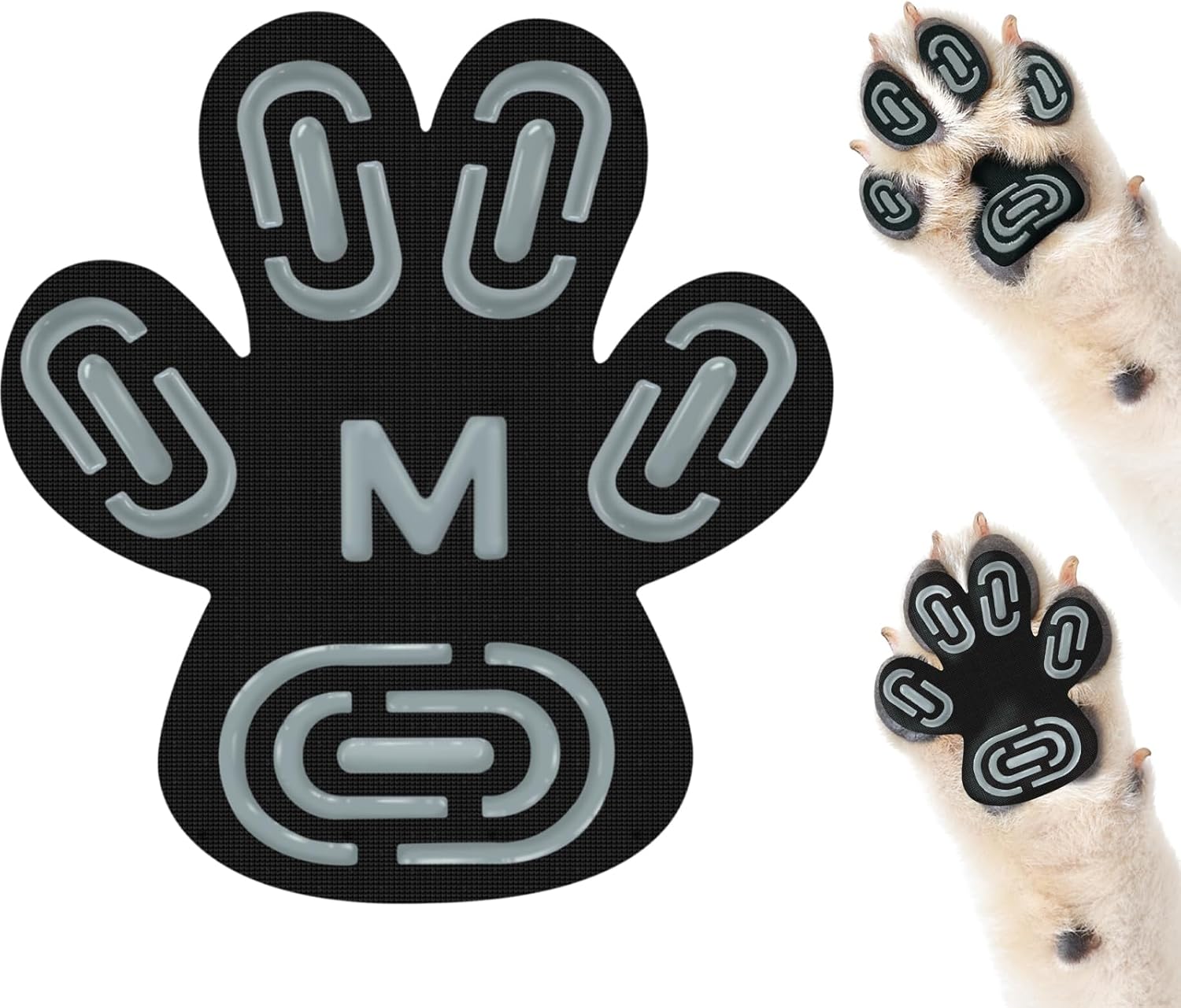 Waterproof Anti-Slip Dog Paw Protectors – Durable Traction Pads in Black, Pink, Blue